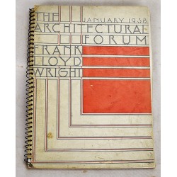 The Architectural Forum. Frank Lloyd Wright. January 1938. Vol.68 - No. 1